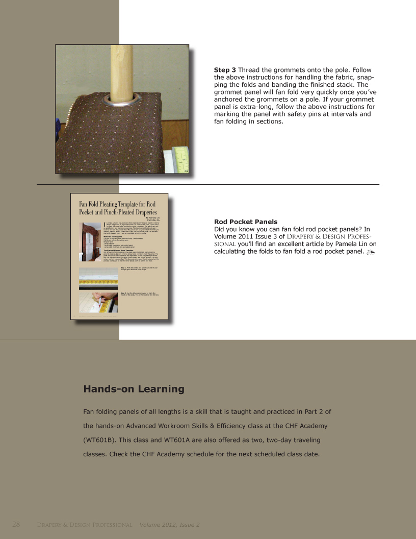 fan folding drapery panels