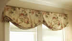 box pleated balloon valances