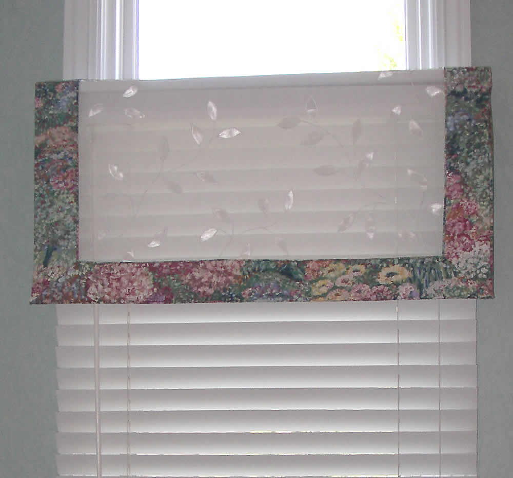 valance sheer banded